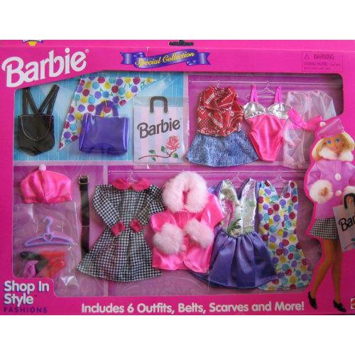 Barbie(バービー) Shop In Style ファッション Special コレクション / 6 洋服， Belts， Scarfs & More | 