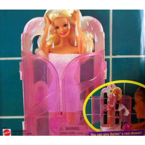 Barbie(バービー) Sprayin' Fun Shower Playset - Shower Really Sprays Water! (1996 Arcotoys， Mattel |  | 01