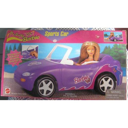 Barbie(バービー) Hot Drivin' SPORTS CAR Convertible Vehicle (1996 Arcotoys， Mattel) | 