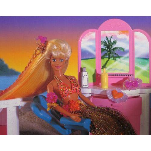 Barbie(バービー) HULA HAIR SHAMPOO 'N STYLE SALON Playset / SINK & Working SPRAY HOSE (1996 Arcoto |  | 02