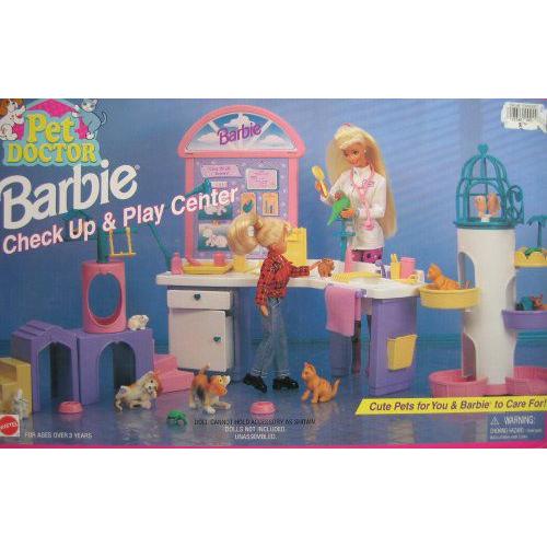 Pet Doctor Barbie(バービー) Check Up & Play Center Playset (1996 Arcotoys， Mattel) | 