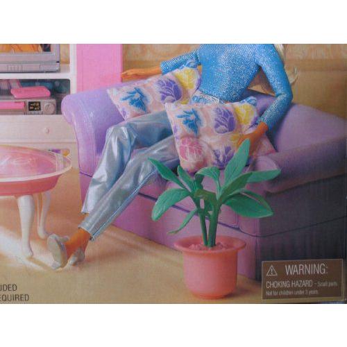 Barbie(バービー) Living Room Playset - Folding Pretty House (1997 Arcotoys， Mattel) |  | 02