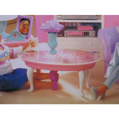 Barbie(バービー) Living Room Playset - Folding Pretty House (1997 Arcotoys， Mattel) |  | 03