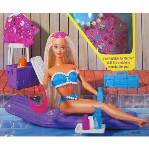 Pearl Beach Barbie(バービー) Pool Day Fun Set / Bracelet For YOU! (1997 Arcotoys， Mattel) |  | 03