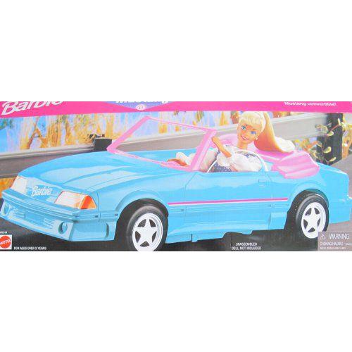 Barbie(バービー) MUSTANG Convertible Vehicle TEAL Color Car (1998 Arcotoys， Mattel) | 