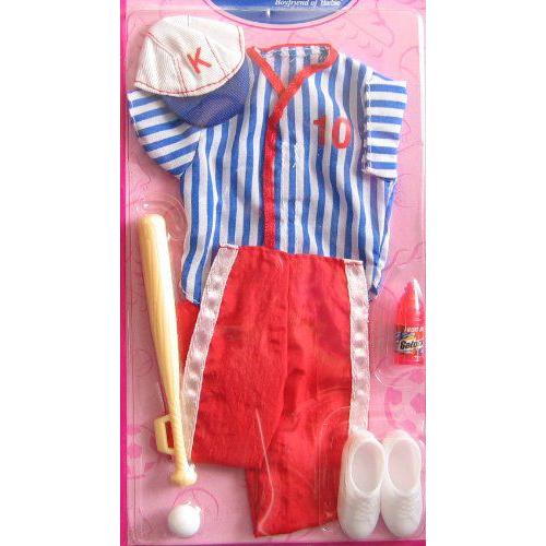 Barbie(バービー) KEN(ケン) Sporting Life ファッション - BASEBALL UNIFORM & アクセサリー (1998 Arco |  | 01