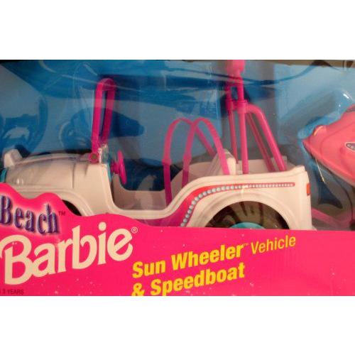 Pearl Beach Barbie(バービー) SUN WHEELER VEHICLE & SPEEDボート JEEP Style CAR & SPEED ボート Set ( |  | 01
