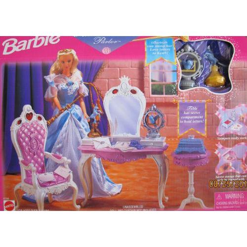 Barbie(バービー) ROMANTIC PRINCESS PARLOR Playset / THRONE， Magical SCEPTER & MORE! (1998 Arcotoy | 