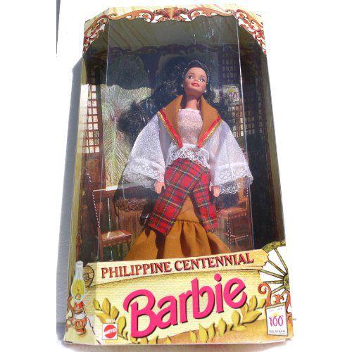 Philippine Centennial Barbie(バービー) - White Nylon Blouse / Lace Trim over Brown Dress / Flare a | 
