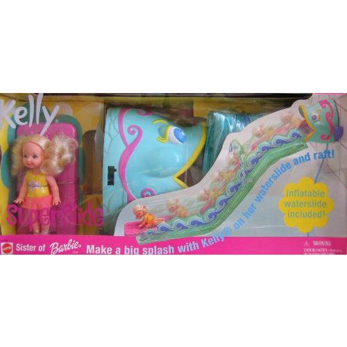 Barbie(バービー) Super Slide KELLY 人形 Playset / Inflatable Waterslide (1999) | 