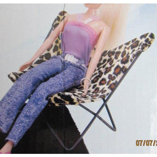 Real Friends LIVING ROOM Set LEOPARD PRINT 5 Piece For Barbie(バービー) & 11.5” ファッション 人形 |  | 02