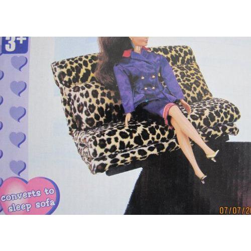 Real Friends LIVING ROOM Set LEOPARD PRINT 5 Piece For Barbie(バービー) & 11.5” ファッション 人形 |  | 03