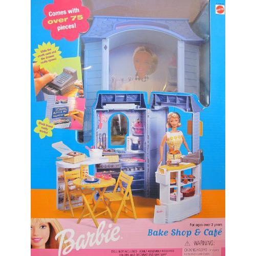 Barbie(バービー) BAKE SHOP & CAFE Playset / 75+ Pieces (1999 Arcotoys， Mattel) | 