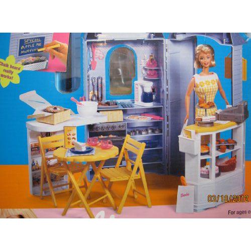 Barbie(バービー) BAKE SHOP & CAFE Playset / 75+ Pieces (1999 Arcotoys， Mattel) |  | 02