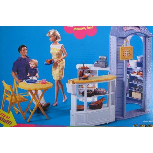 Barbie(バービー) BAKE SHOP & CAFE Playset / 75+ Pieces (1999 Arcotoys， Mattel) |  | 03
