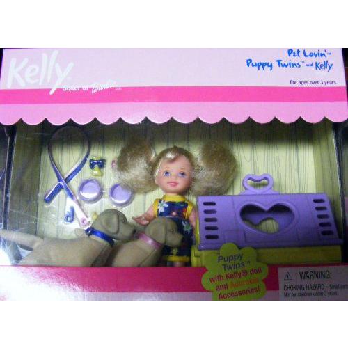 Barbie(バービー)-Kelly 人形 Pet Lovin Puppy Twins (Rare) 1999