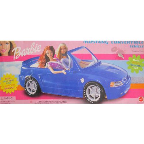 Barbie(バービー) Mustang Convertible Vehicle Car / 'Real' Working Convertible Top (2001) | 