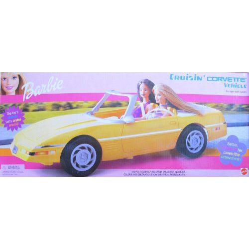 Barbie(バービー) Cruisin' Corvette Vehicle YELLOW Convertible Car (2001) | 