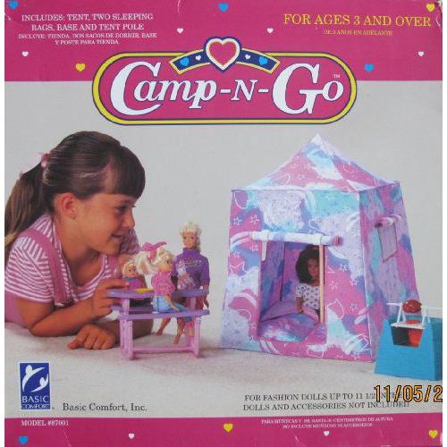 Camp -N- Go CAMPING TENT & SLEEPING BAGS For Barbie(バービー) & Other 11.5” ファッション 人形 (20 | 