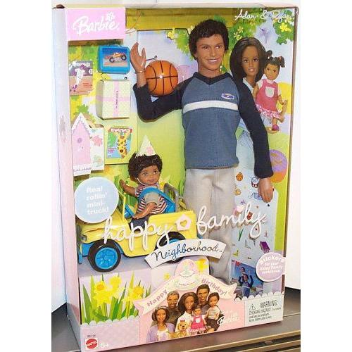 Barbie(バービー) Happy Family Neighborhood - Alan & Ryan ハッピーバースデー! - 2 人形 + Mini Truck | 