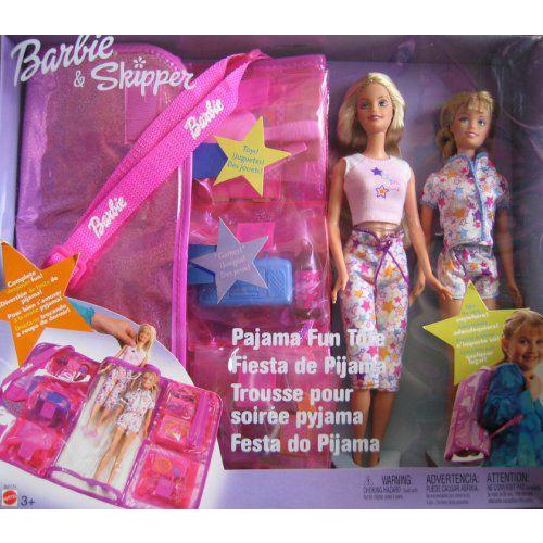 Barbie(バービー) \u0026 旗がしら パジャマ Fun Tote Playset 2003