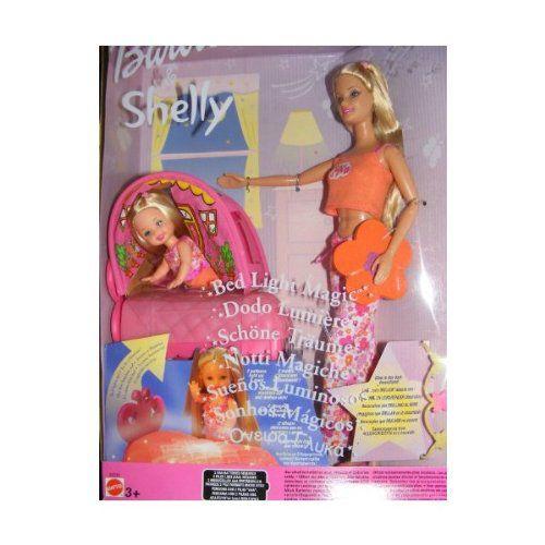 Barbie(バービー) \u0026 Shelly (Kelly) Bed Light Magic 2003