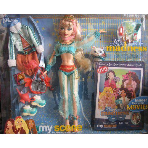 Barbie(バービー) MY SCENE Masquerade Madness DELANCY DREAM GENIE 人形 (JEANNIE) / Movie DVD， Extr | 