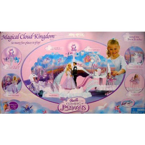 Barbie(バービー) ＆ The MAGIC of PEGASUS Magical Cloud KINGDOM 20+ Pieces PLAY SET / ”Flying” PO | 
