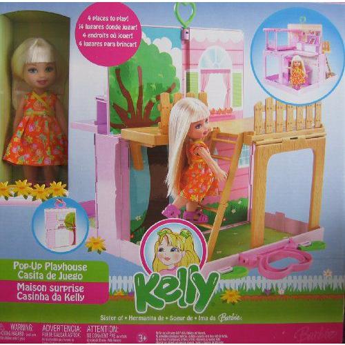 Barbie(バービー) KELLY Pop Up Playhouse Playset - Tree House & Back Yard / Kelly 人形 & MORE! (200 | 
