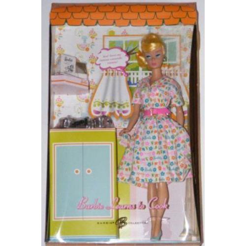 Barbie(バービー) LEARNS TO COOK 人形 / Silver Tone Cookware ゴールドレーベル Collectible 人形 (200 | 