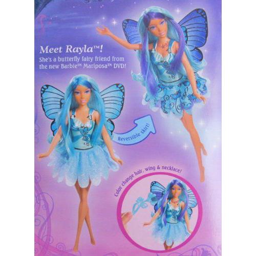 Barbie(バービー) MARIPOSA RAYLA FAIRY 人形 / COLOR CHANGE Blue HAIR (2007) |  | 02