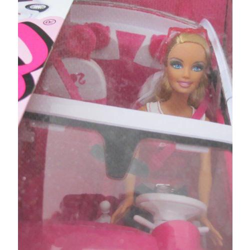 バービー人形 & FIAT 500C Convertible VEHICLE Playset / White FIAT CAR & バービー人形 (2009 Mattel |  | 03