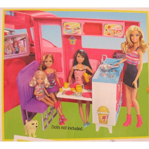 Barbie(バービー) SISTERS GO CAMPING CAMPER / Pop UP 2nd STORY & 2 HAMMOCKS， SPA， DOG & More! (20 |  | 02