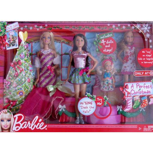 Barbie(バービー) A PERFECT クリスマス Singing 人形 & Stage / Barbie(バービー) スキッパー STACIE & | 