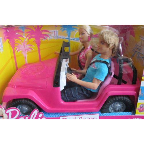Barbie(バービー) BEACH クルーズR Jeep Vehicle Car / KEN(ケン) & バービー人形 (2010) |  | 01