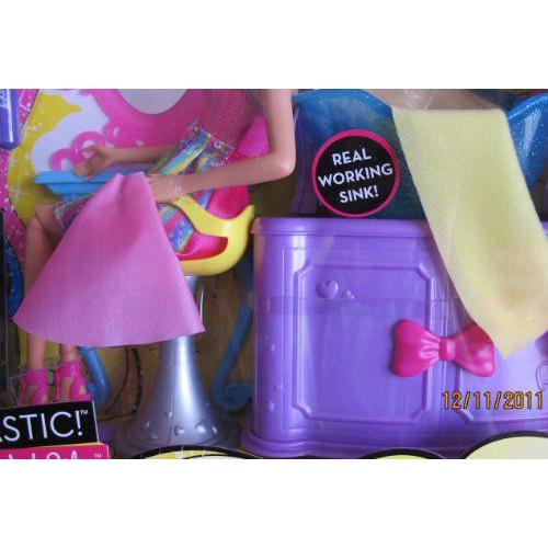 Barbie(バービー) Hair-Tastic COLOR & WASH HAIR SALON Playset / バービー人形， Working SINK & MORE! |  | 02