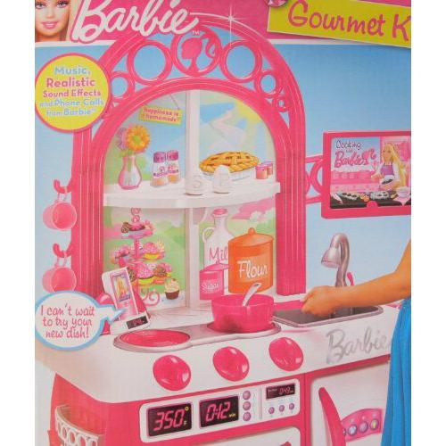 Barbie(バービー) GOURMET KITCHEN Over 3.5 Ft Tall CHILD SIZE Playset / 19 アクセサリー， SOUNDS， |  | 02