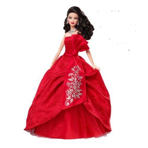 MATTEL Barbie(バービー) コレクター ホリデー バービー人形 2012 (RARE BRUNETTE HAIR エディション) |  | 01