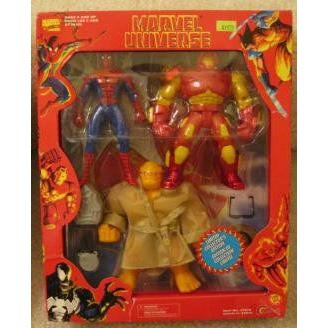 1997 TOY BIZ マーベル ユニバース-アイアンマン-スパイダーマン-THE THING 限定コレクターズセット | 