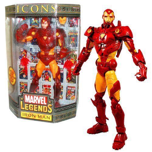 ToyBiz Year 2006 マーベル Legends ICONS シリーズ 12インチ Tall アクションフィギュア - アイアンマン