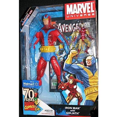 マーベル 全ての存在 押さえる 動き図形 2Pack アイアンマン Full Size 12in Goliath Blue Y