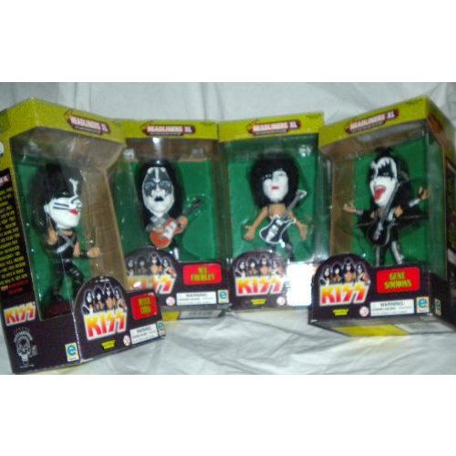 KISS フィギュア　1999 ROCK HEADLINERS　4点セット KISS フィギュア 1999 ROCK HEADLINERS 4点セット - メルカリ