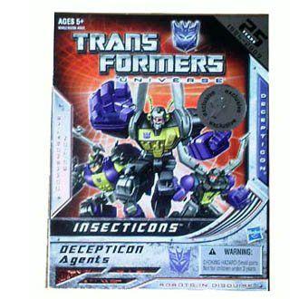 Insecticons 限定 トランスフォーマー ユニバース 25周年記念 アクションフィギュア
