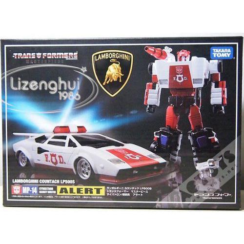 トランスフォーマー タカラ トミー 御師匠さん天下太平 MP-14 Red Alert Lamborghini Countach フィギュア本体-ゲーム、おもちゃ