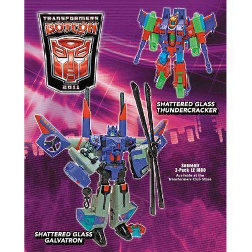 Galvatron and サンダークラッカー Shattered Glass トランスフォーマー Botcon 押さえる アクションフィギュ ゲーム、おもちゃ-フィギュア-フィギュア本体