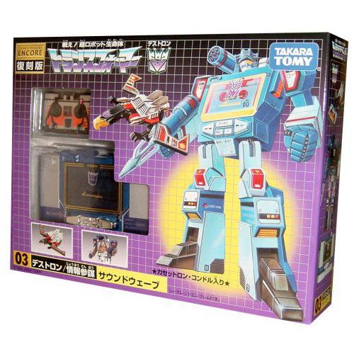 トランスフォーマー タカラ エンコア サウンドウェーブ アクションフィギュア