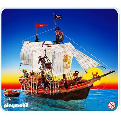 日/祝も発送 プレイモービル playmobil 6678 黒い帆の海賊船 - 模型