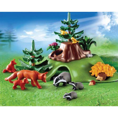 Playmobil(プレイモービル) 動物 森の動物とほら穴 4204