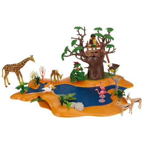 Playmobil(プレイモービル) アフリカの野生動物と水場 4827