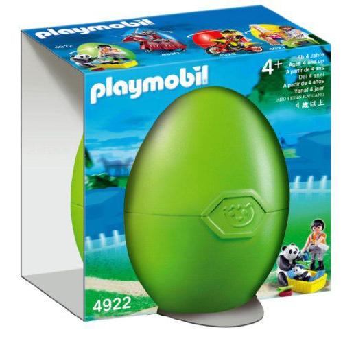 Playmobil(プレイモービル)　パンダ親子と飼育員　4922